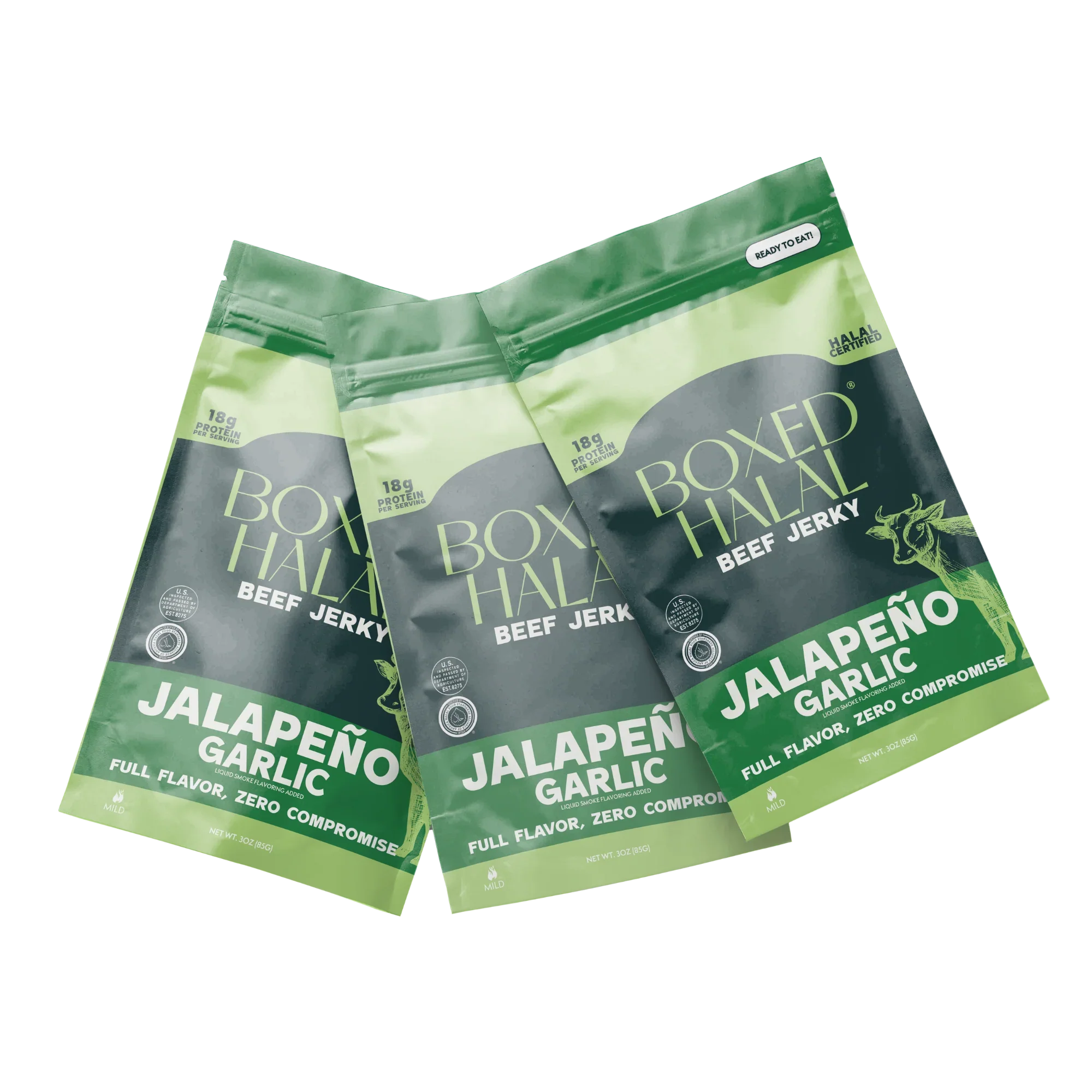 BOXED HALAL BEEF JERKY JALAPENO GARLIC 3 OZ - Image 4