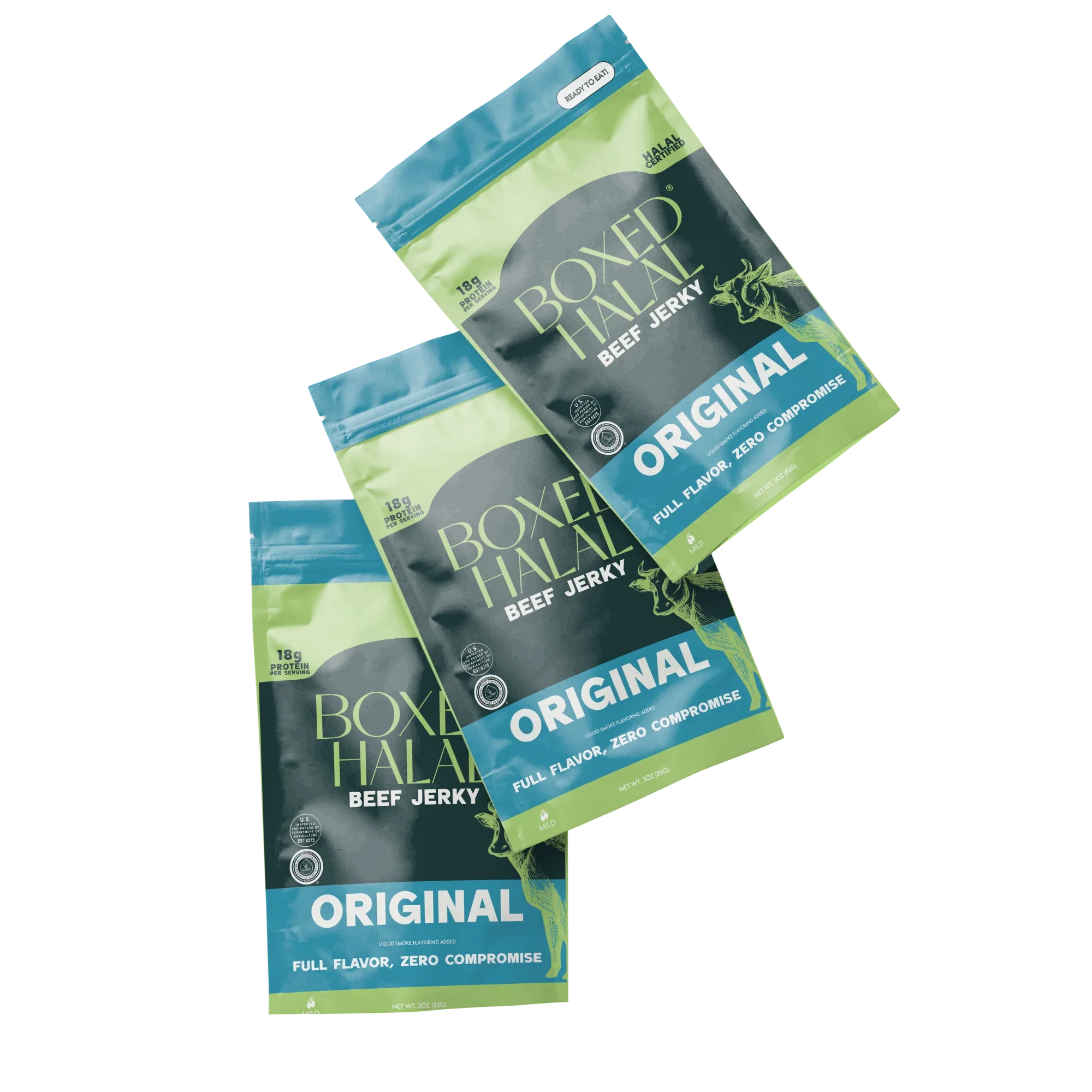 BOXED HALAL BEEF JERKY ORIGINAL 3 OZ - Image 3