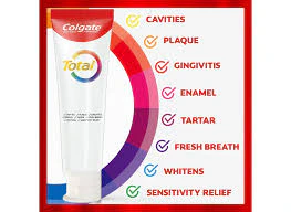 COLGATE TOTAL WHITENING TOOTHPASTE 6 OZ - Image 2