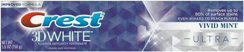 CREST 3D WHITE ULTRA WHITENING VIVID MINT 5.2 OZ - Image 2