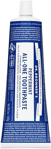 DR BRONNER'S PEPPERMINT ALL-ONE TOOTHPASTE 5 OZ