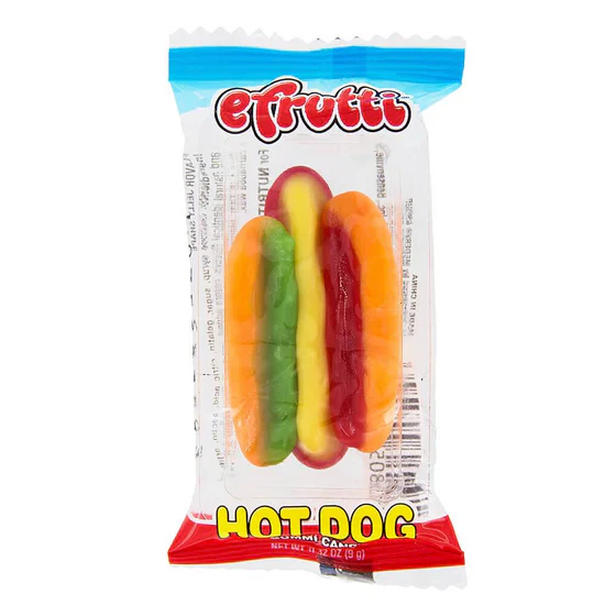 EFRUTTI HOT-DOG GUMMI CANDY 9g