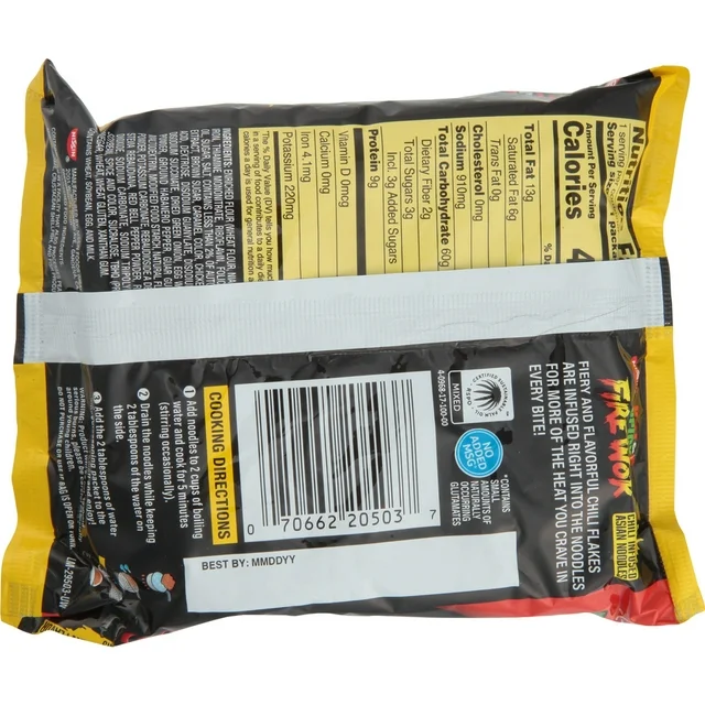 FIREWOK TORCHED TERIYAKT CHICKEN FLAVOR HOT&SPICY 3.10 OZ - Image 3