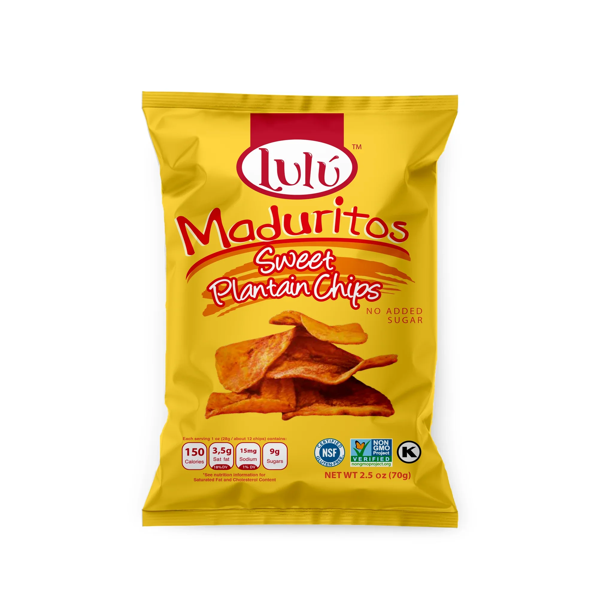 LULU MADURITOS SWEET PLANTAIN CHIPS 2.5 0Z - Image 2