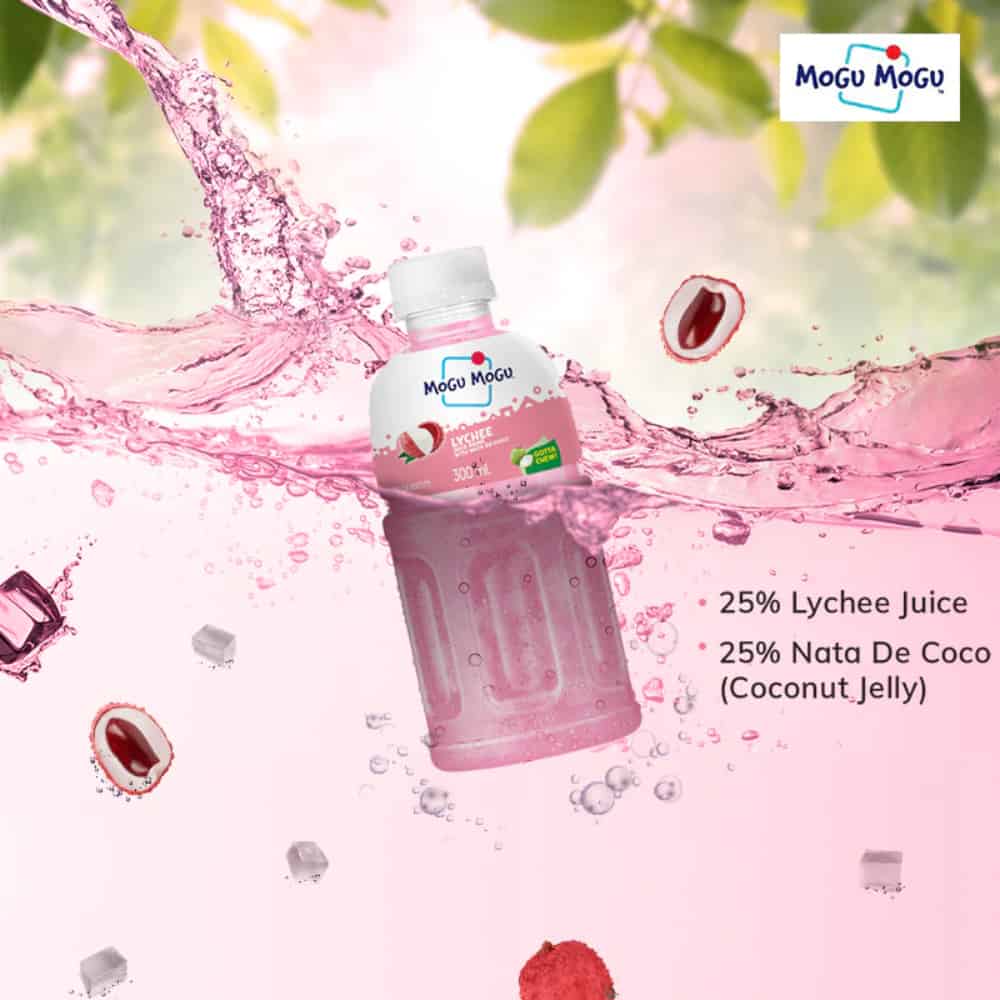 MOGU MOGU LYCHEE JUICE WITH NATA DE COCO 10.82 0Z - Image 4