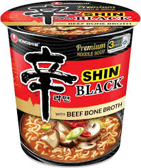 NONGSHIM SHIN BLACK WITH BEEF BONE BROTH CUP 3,56 OZ