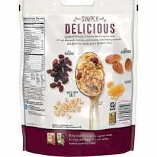 QUAKER SIMPLY GRANOLA OATS, HONEY, RAISINS & ALMONDS 34,5 OZ - Image 3