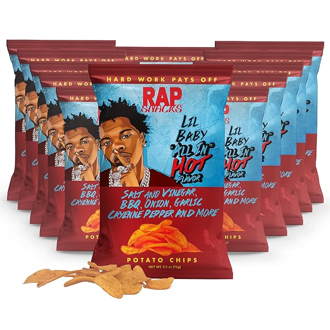 RAP SNACK LIL BABY ALL IN HOT POTATO CHIPS 2.5 OZ - Image 3