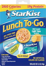STARKIST CHUNK LIGHT TUNA IN WATER LUNCH TO-GO 4.1 OZ