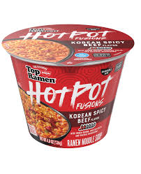 TOP RAMEN HOT POT FUSIONS KOREAN SPICY BEEF 4.8 OZ - Image 2