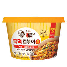 COOK-TOK CUP TTEOKBOKKI MILD SPICY CARBONARA 140G